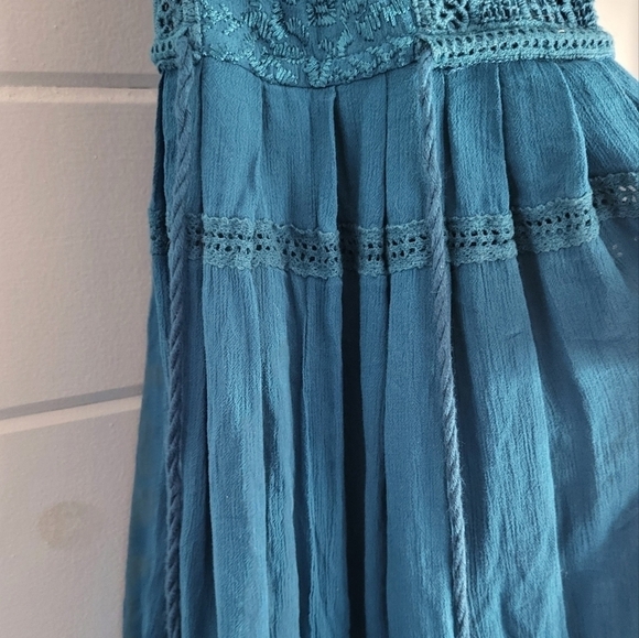 Free People Emily Lace Front Panel Swing Dress Size XS - Picture 3 of 14